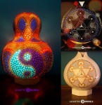 Gourd Lamps – Geometric Models dot Com